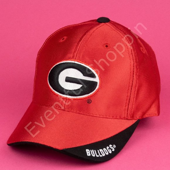 STARTER Other - Vintage 1990s Starter Georgia Bulldogs Satin Strapback Youth Hat in Red